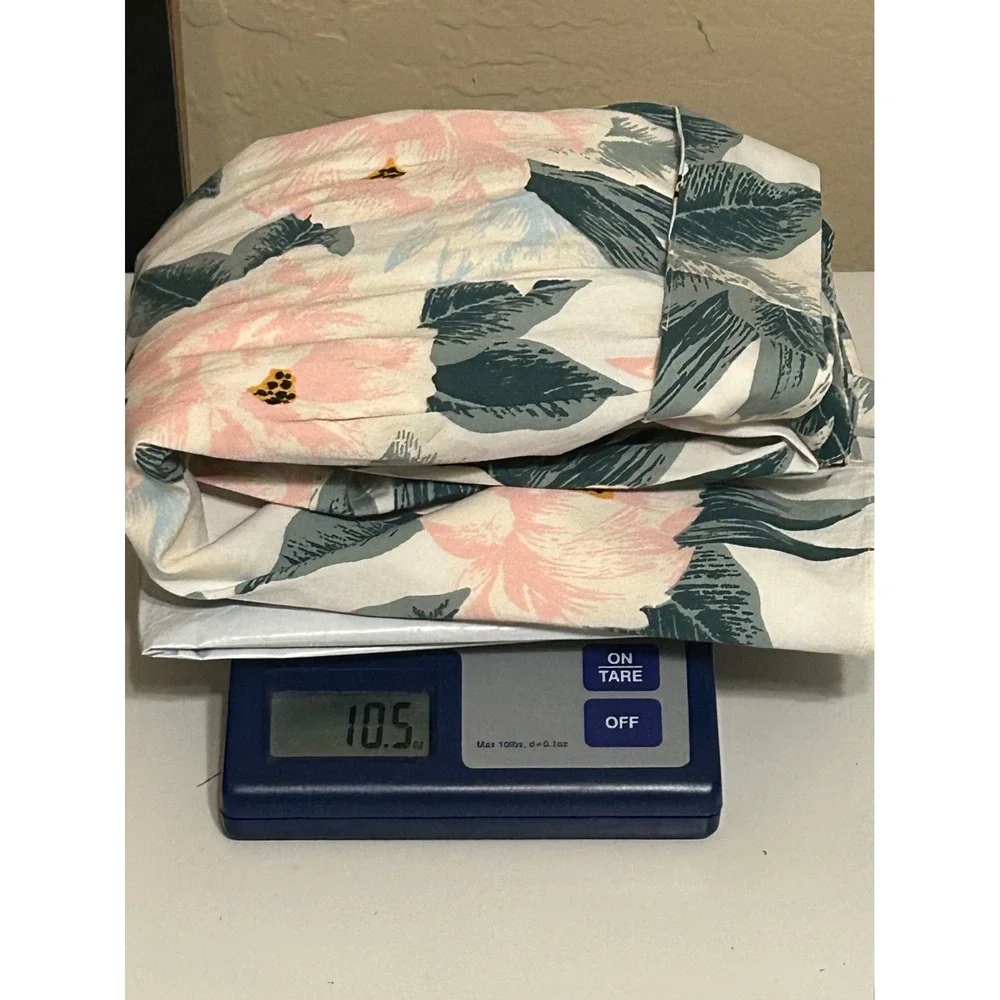 Billabong x The Salty Blonde One Shoulder Floral Mini Dress Pink Blue Medium